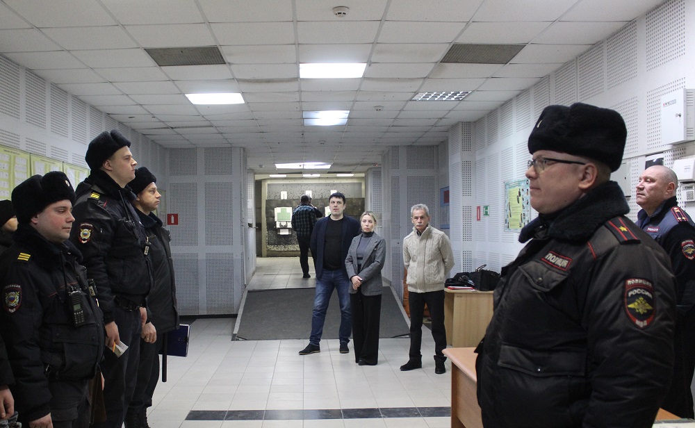 В г.о. Серпухов общественники проверили работу Дежурной части и нарядов патрульно-постовой службы полиции